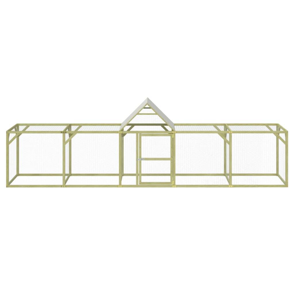 Vidaxl - Poulailler 500x100x150 cm Bois de pin massif imprégné vidaXL 3102983 - Imagen 4