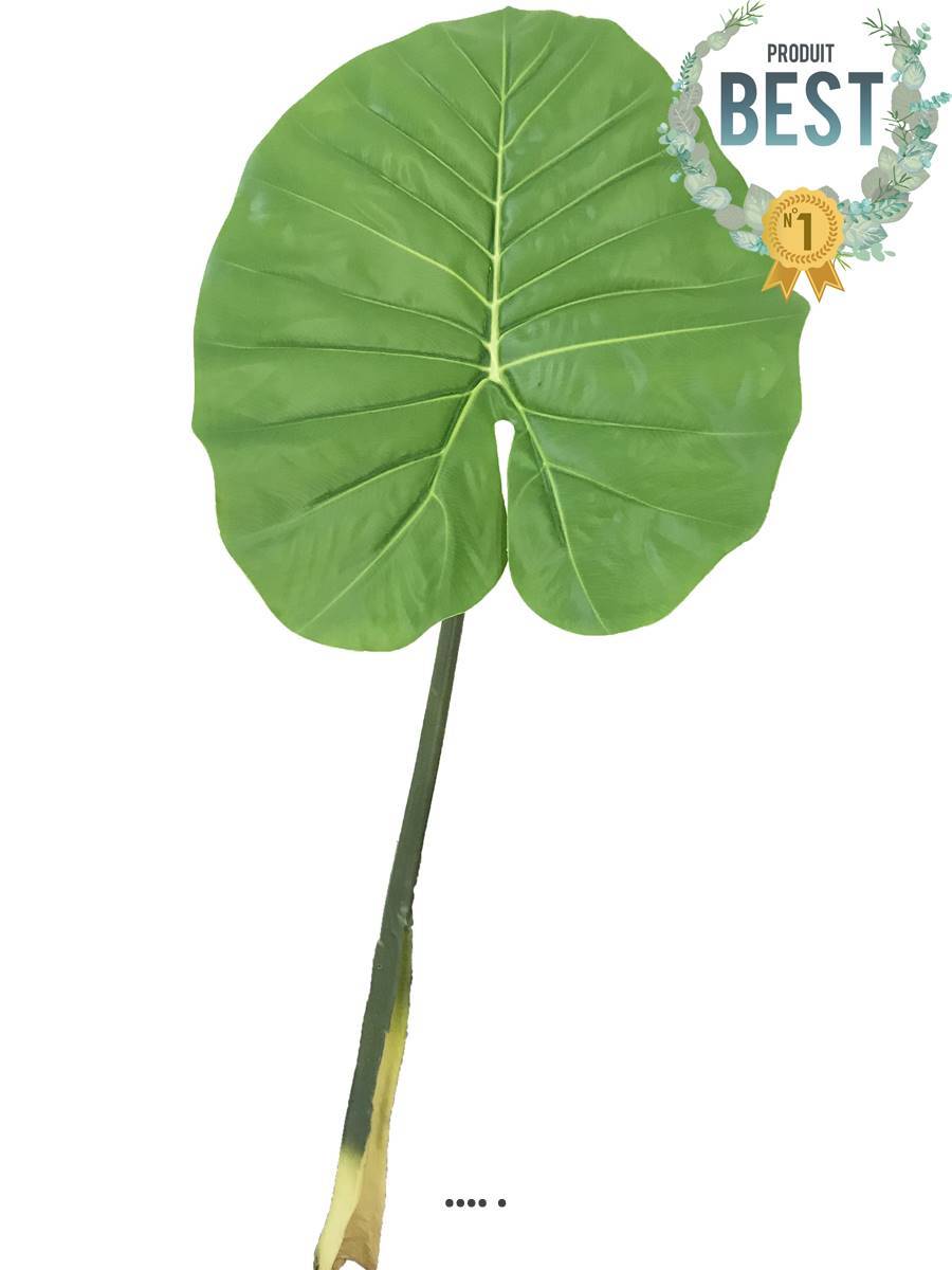 Artificielles - Feuille de Colocasia géante artificielle, H 95 cm - BEST - Imagen 1