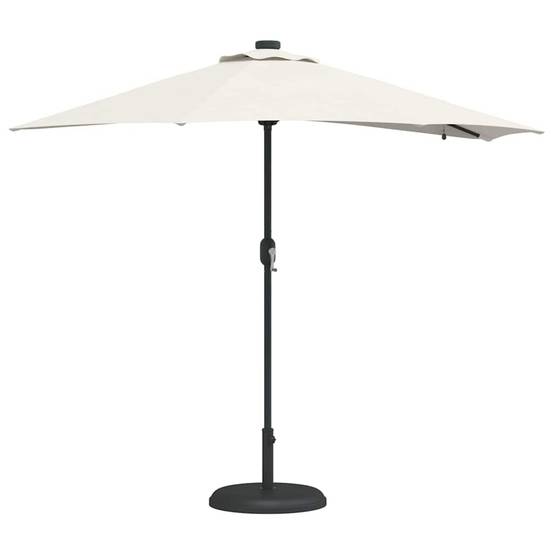 Parasol de jardin Polyester et Acier Sable 294 x 150 x 223 cm - PANGIVO - Image 2