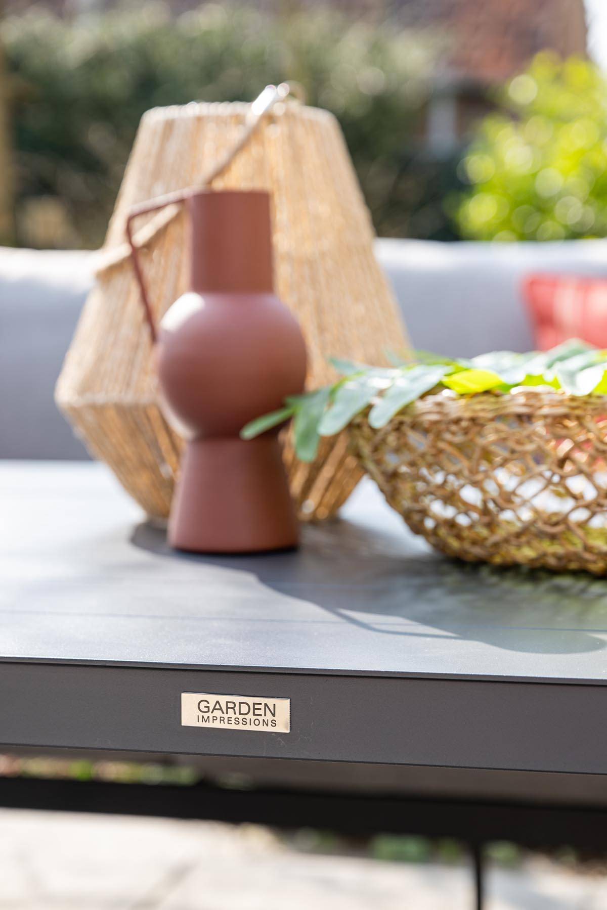 Garden Impressions - Salon de jardin Sergio 3 pcs G noir charbon/ gris clair - Garden Impressions - Imagen 9
