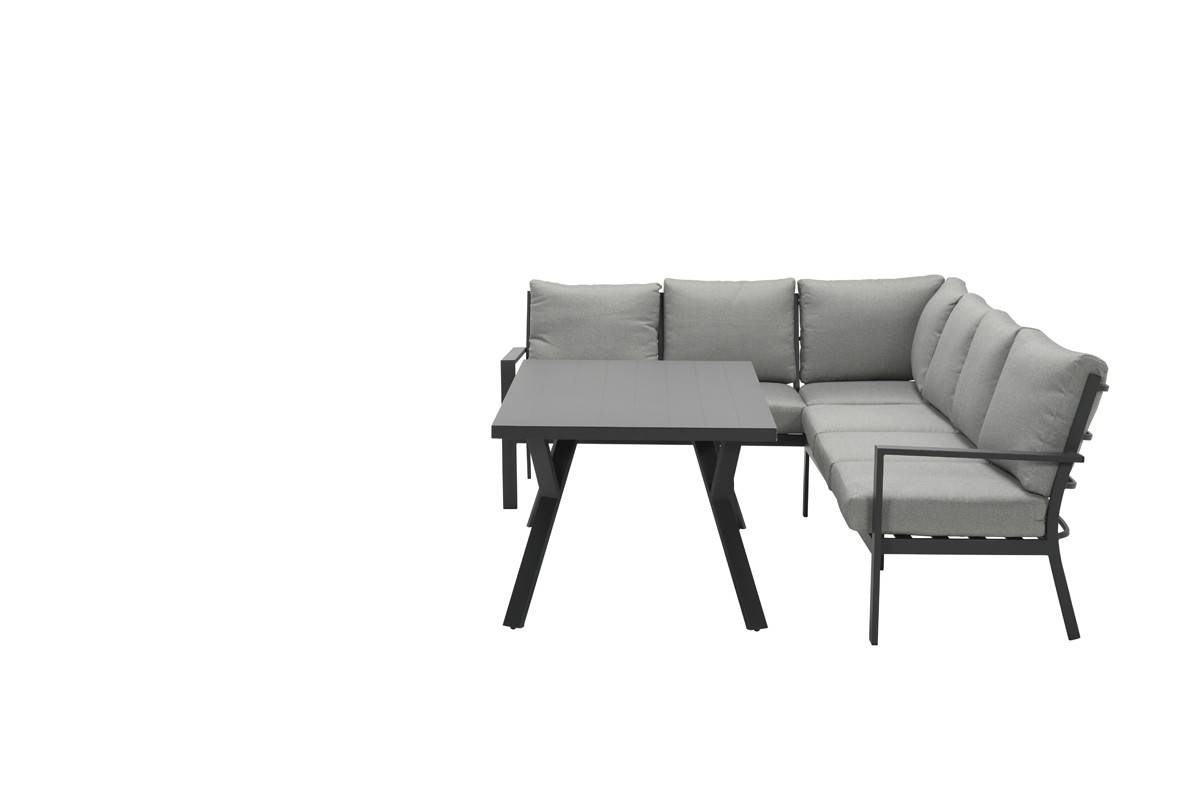 Garden Impressions - Salon de jardin Sergio 3 pcs G noir charbon/ gris clair - Garden Impressions - Imagen 2