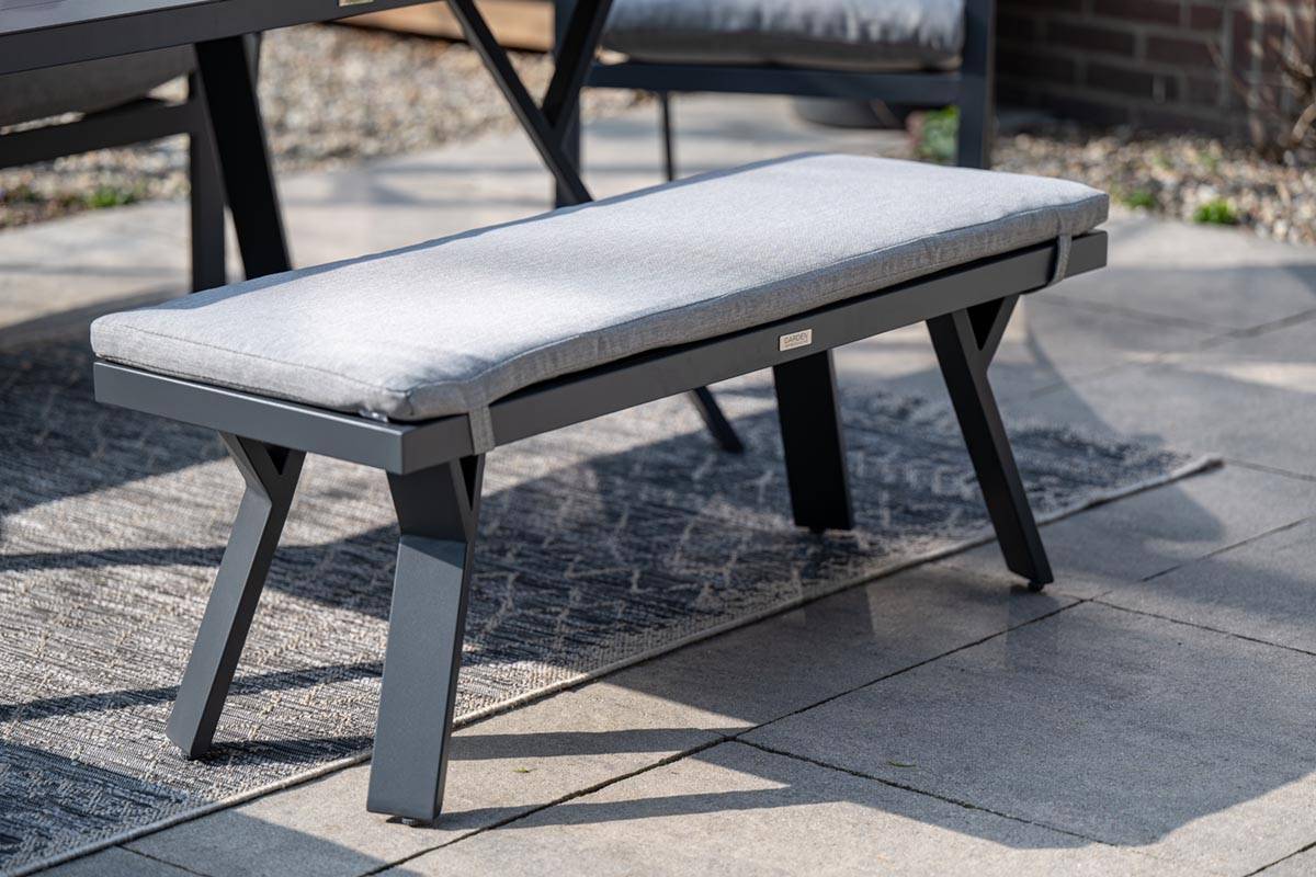 Garden Impressions - Salon de jardin Sergio 3 pcs G noir charbon/ gris clair - Garden Impressions - Imagen 7