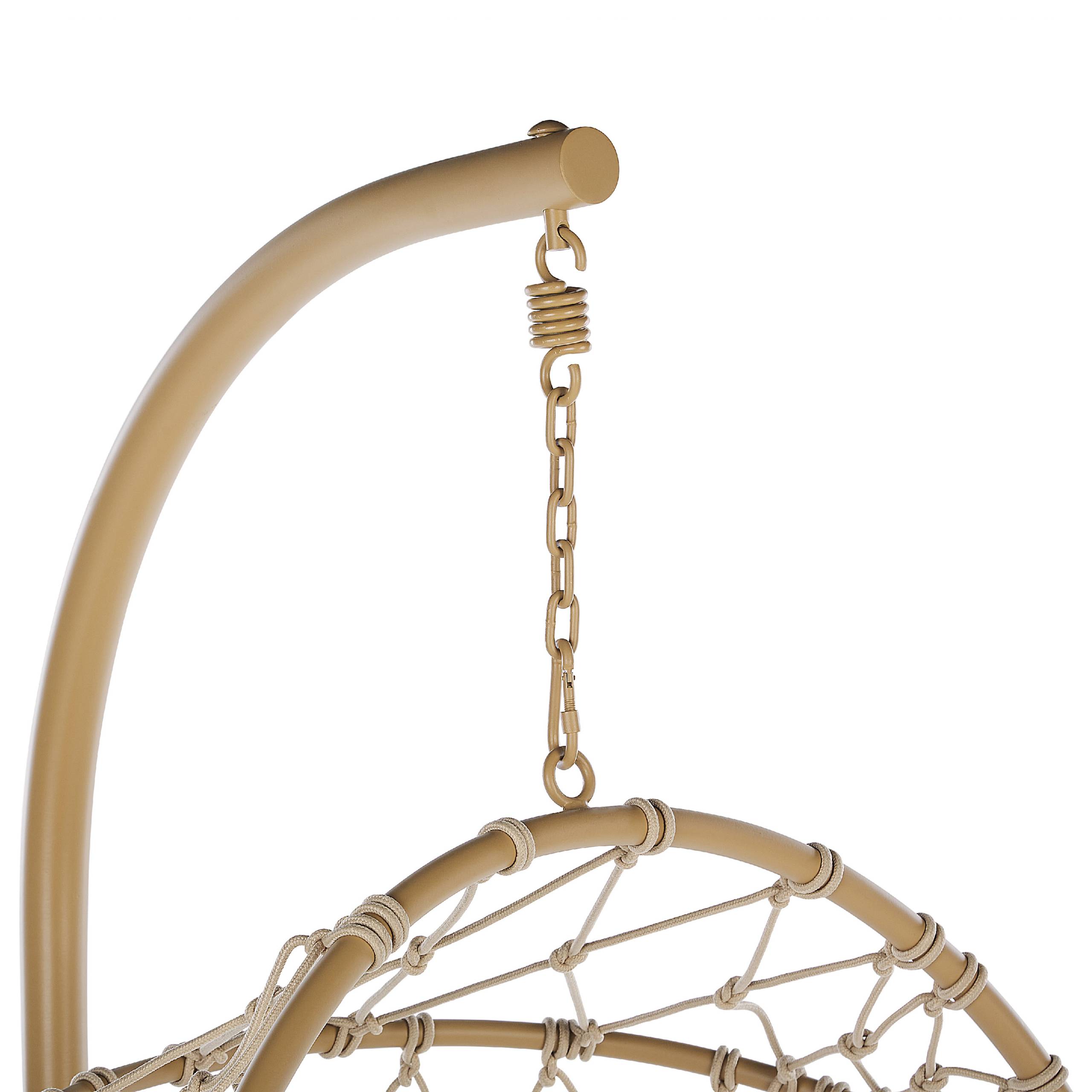 Beliani - Chaise porte-à-faux Tissu Beige ADRIA - Beliani - Imagen 8