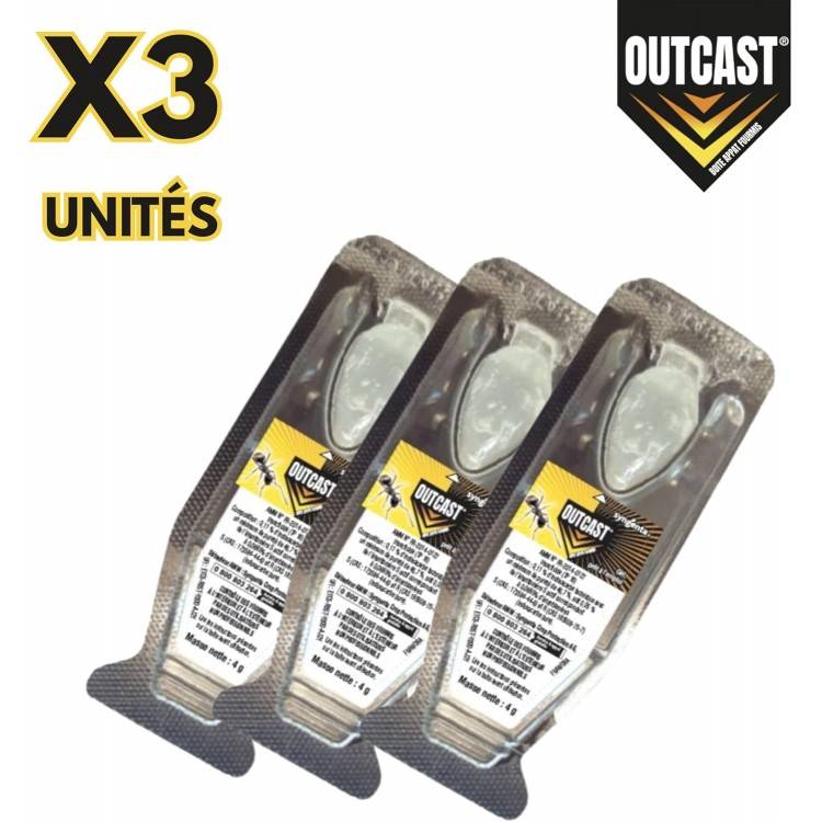 Piège Anti-Fourmis en Gel pour Intérieur & Extérieur - Outcast - Image 2
