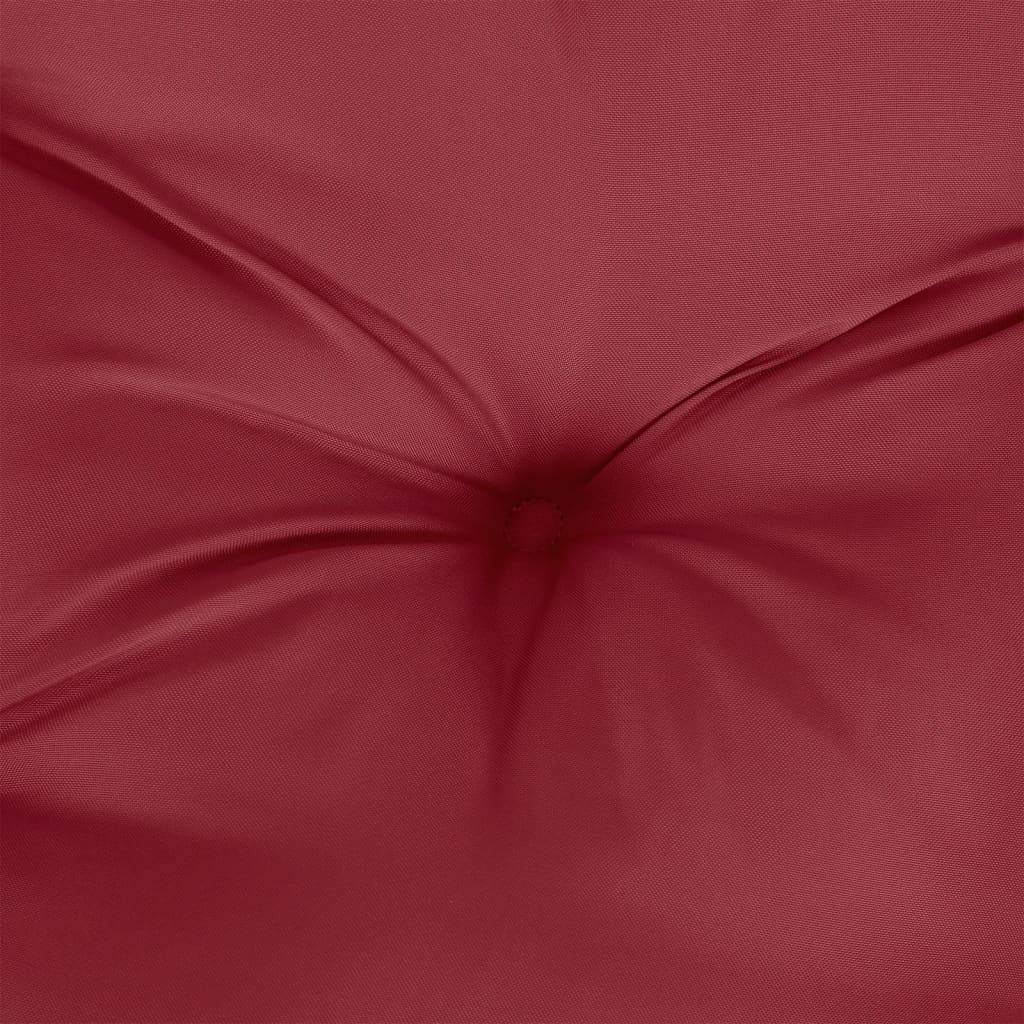 Lot de 3 Coussins Salon de Jardin Palette en Tissu Imperméable Rouge Bordeaux 61.5x60cm – ComfortXL Outdoor Living - Image 8