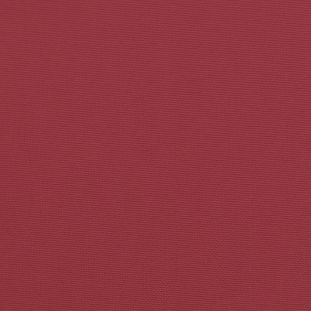 Lot de 3 Coussins Salon de Jardin Palette en Tissu Imperméable Rouge Bordeaux 61.5x60cm – ComfortXL Outdoor Living - Image 10