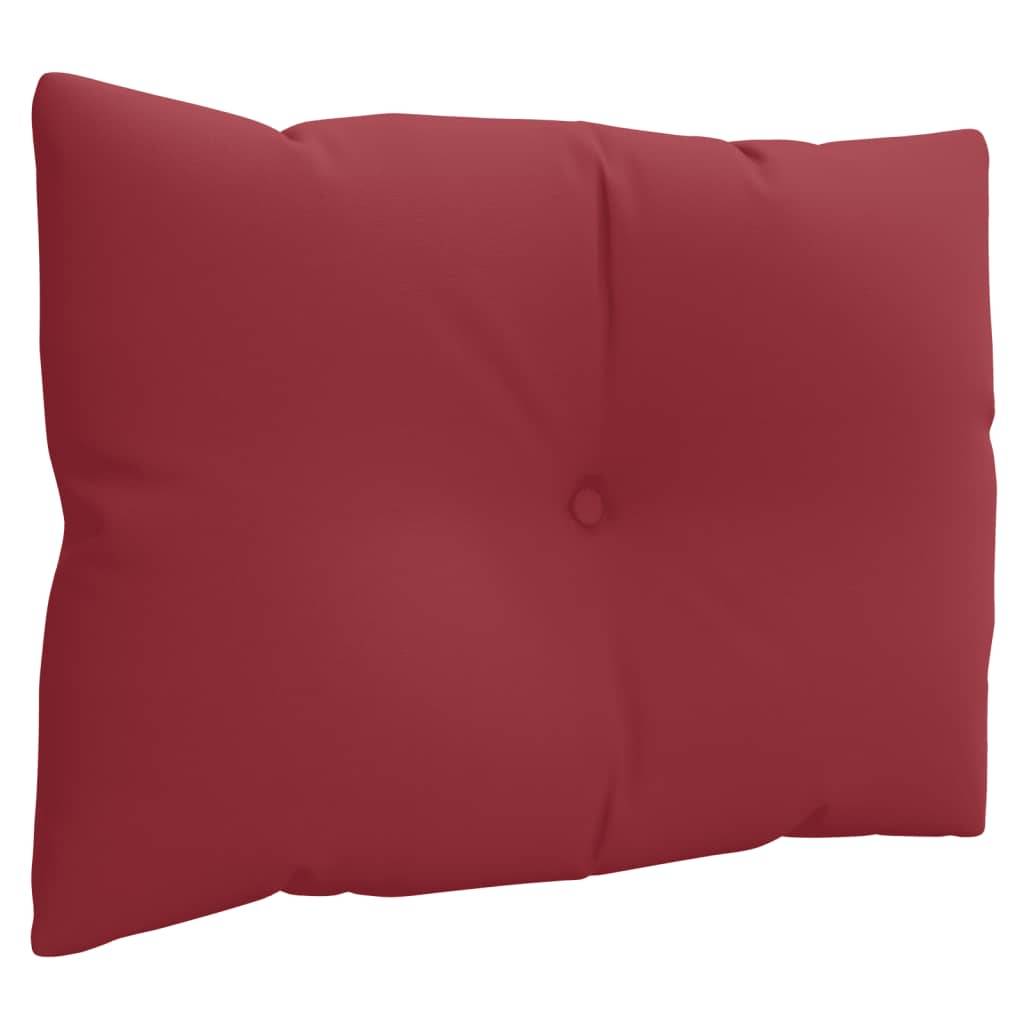 Lot de 3 Coussins Salon de Jardin Palette en Tissu Imperméable Rouge Bordeaux 61.5x60cm – ComfortXL Outdoor Living - Image 5