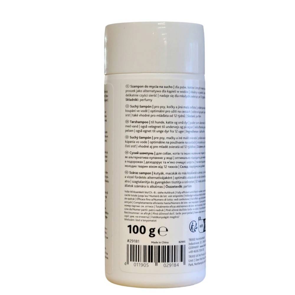 Trixie - Shampoing sec poudre 100g pour chien, chat - Imagen 3