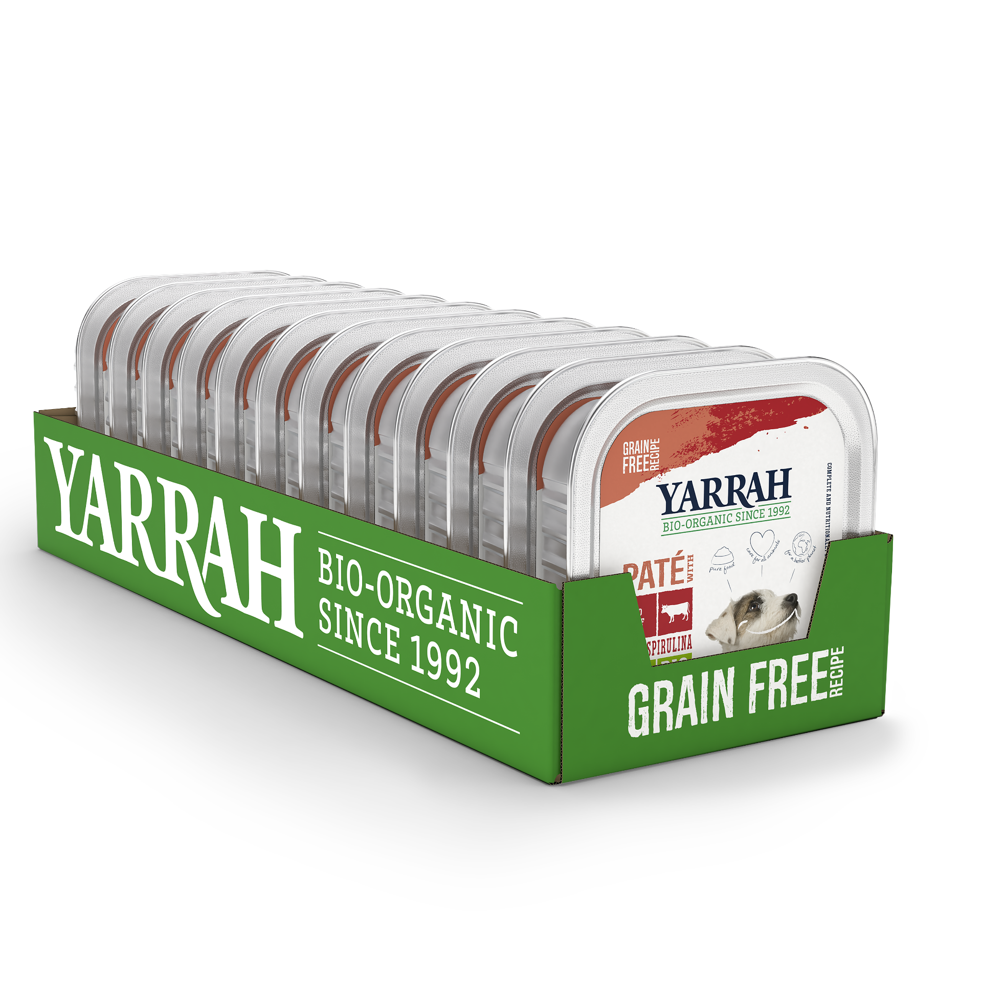 Yarrah - Pâtées Bio Sans Céréales Boeuf & Poulet pour Chien - Imagen 2