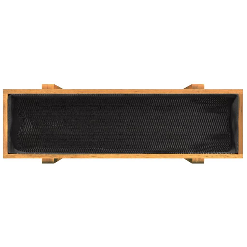 ComfortXL - Potager surélevé bois acacia massif balcon avec étagère hauteur ergonomique 90cm - ComfortXL Outdoor Living - Image 8