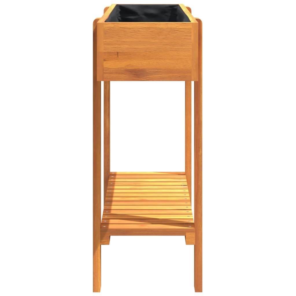 ComfortXL - Potager surélevé bois acacia massif balcon avec étagère hauteur ergonomique 90cm - ComfortXL Outdoor Living - Image 6