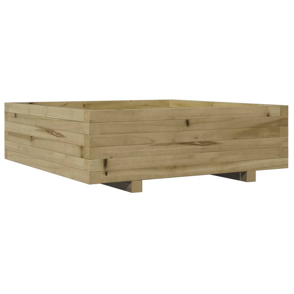 Maison Chic - Jardinière, Bac à fleurs, Pot de fleurs 80x80x26,5 cm bois de pin imprégné - Imagen 7