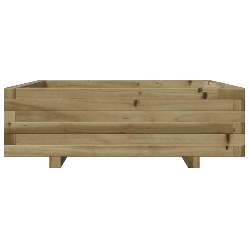 Maison Chic - Jardinière, Bac à fleurs, Pot de fleurs 80x80x26,5 cm bois de pin imprégné - Imagen 5