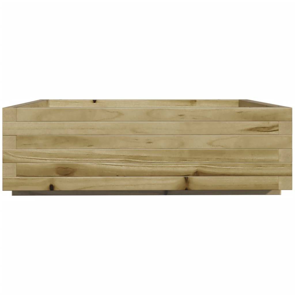 Maison Chic - Jardinière, Bac à fleurs, Pot de fleurs 80x80x26,5 cm bois de pin imprégné - Imagen 6