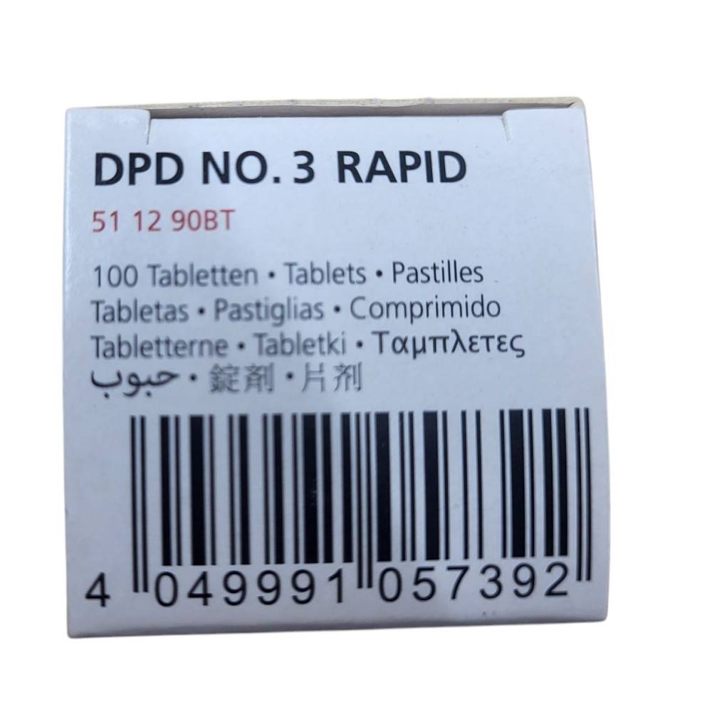 analyse dpd N 3 rapide Boîte de 100 pastilles - Imagen 3