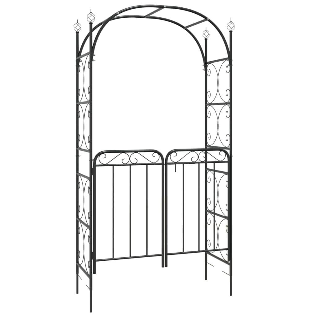 Prolenta Premium - Pergola acier noir 108 x 45 x 235 cm - Prolenta premium p398.1 - Image 1