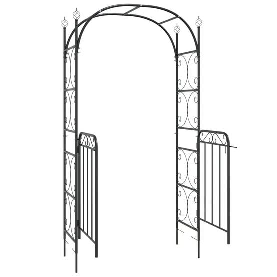 Prolenta Premium - Pergola acier noir 108 x 45 x 235 cm - Prolenta premium p398.1 - Image 4