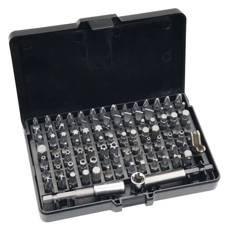 Neo Tools - Coffret Embouts de Vissage + 2 Porte-Embouts Magnétiques 1/4 NEO TOOLS 06-104 - 99 Pièces Neo tools - Imagen 1