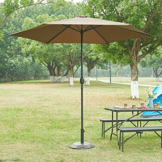 Casa.Pro - Pied de parasol Bisegna avec adaptateurs 34 39 49 55 mm bronze casa.pro - Imagen 2