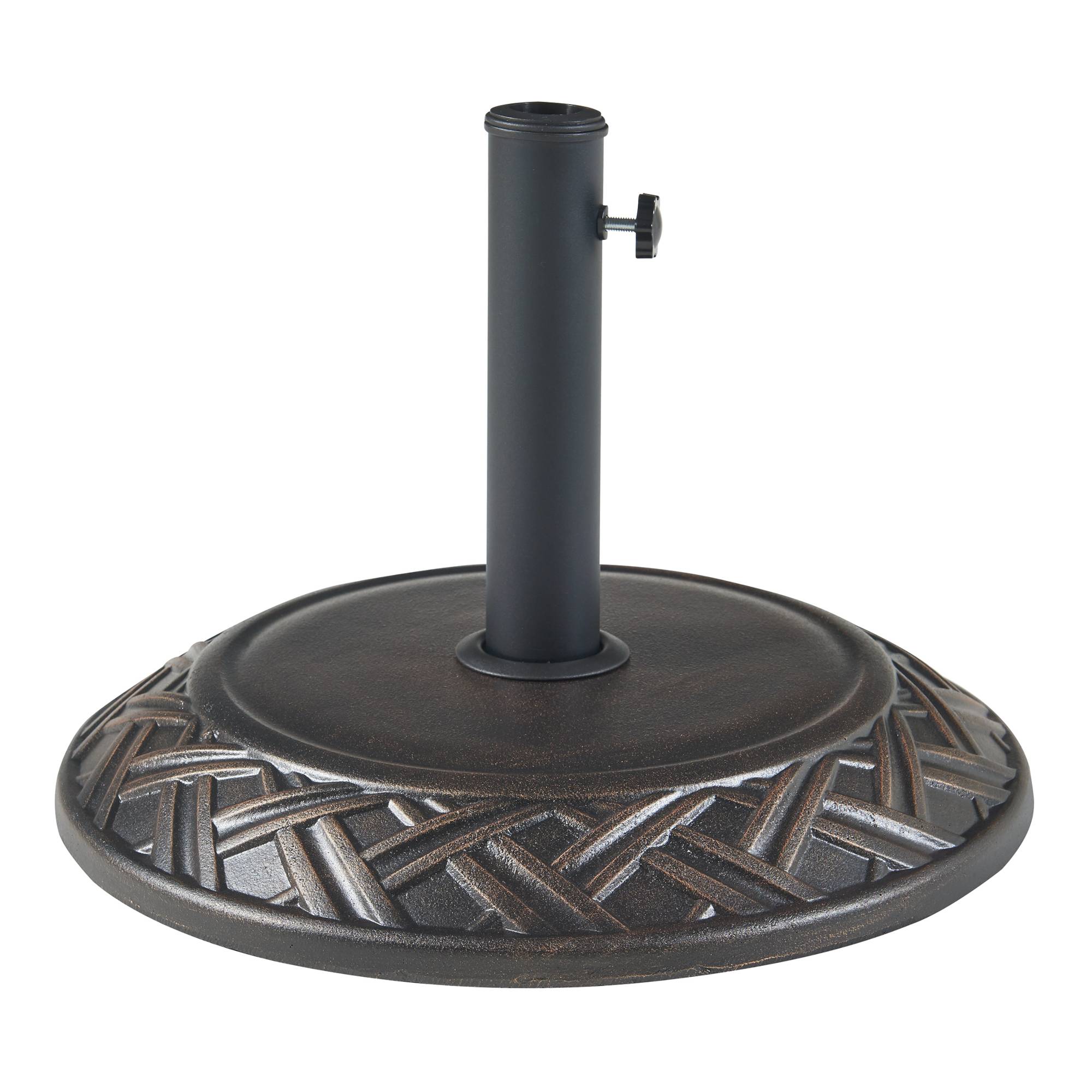 Casa.Pro - Pied de parasol Bisegna avec adaptateurs 34 39 49 55 mm bronze casa.pro - Imagen 1