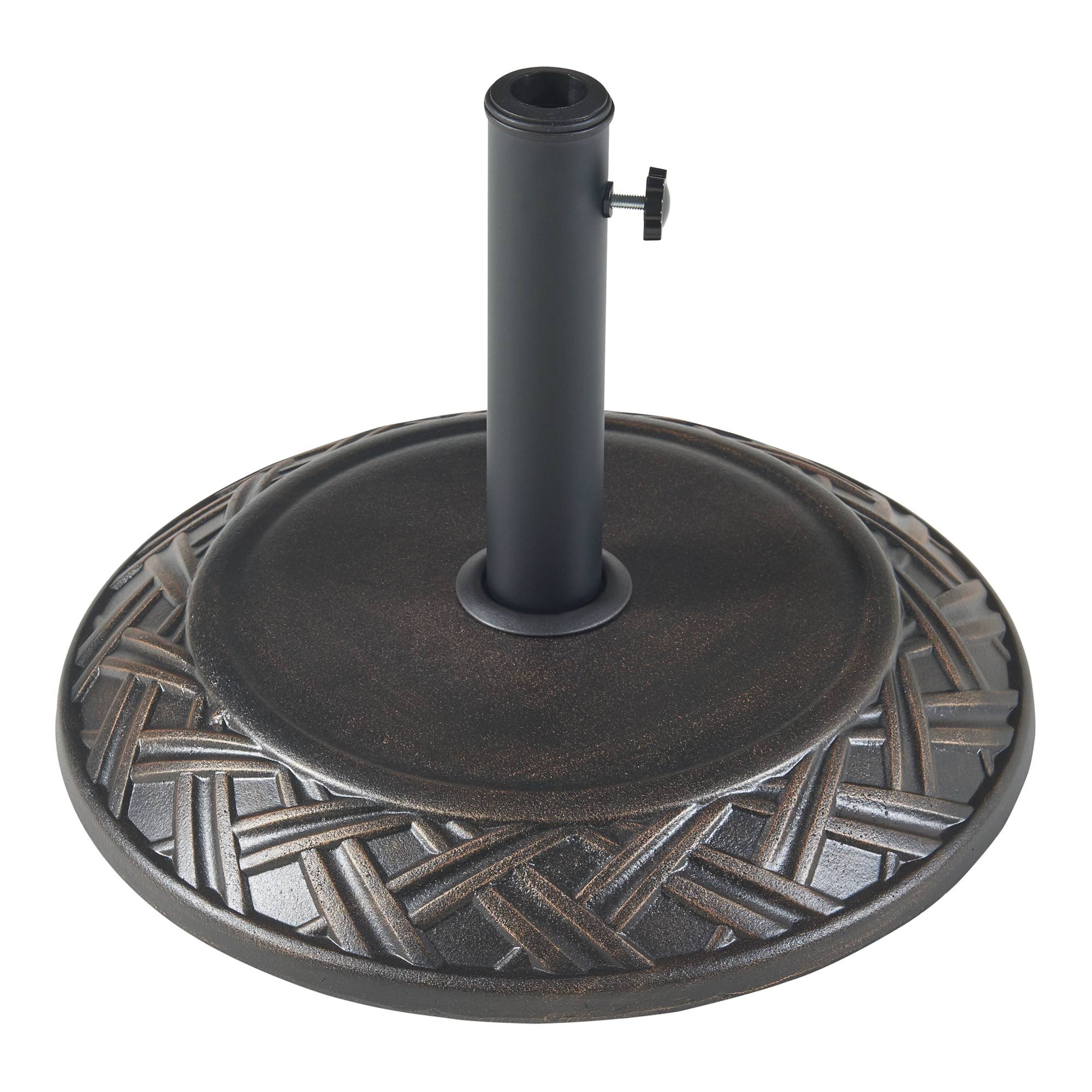 Casa.Pro - Pied de parasol Bisegna avec adaptateurs 34 39 49 55 mm bronze casa.pro - Imagen 4