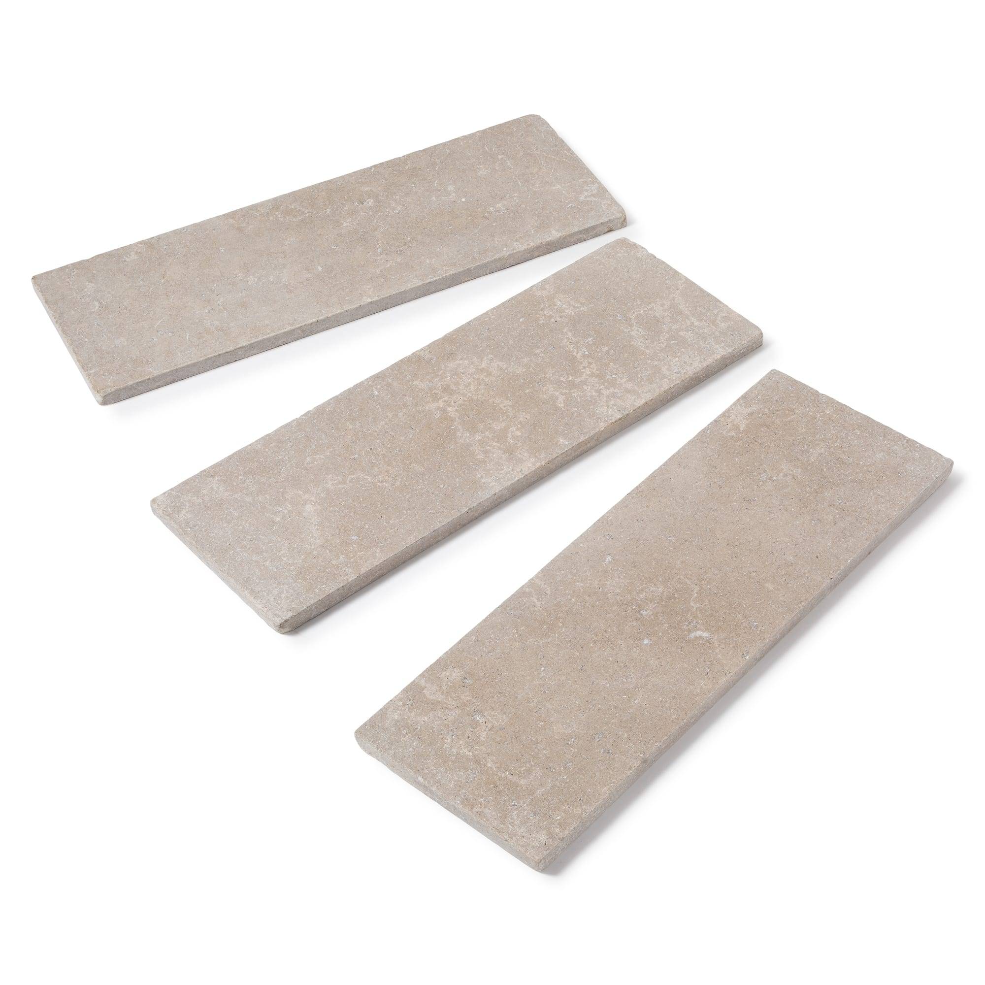 RO'MA Nature - Pas japonais Rectangle Pierre d'Egypte Beige 100x35x3 cm (à l'unité) - RO'MA NATURE - Image 4