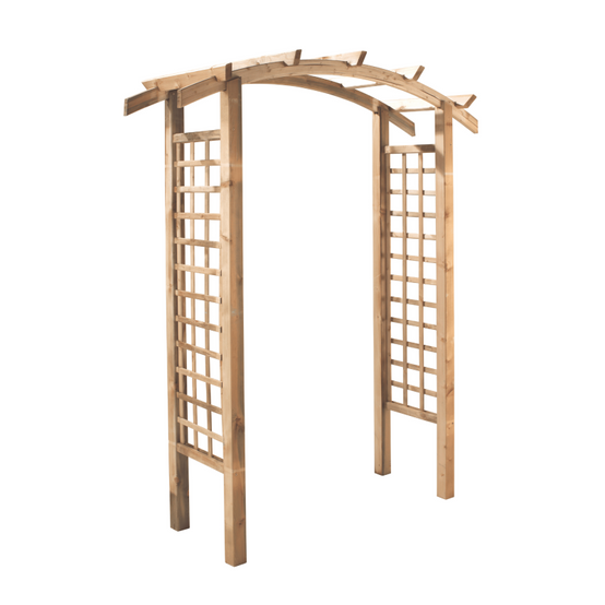 Arche de jardin en bois CELESTE - 180 x 70 x H222 cm - Image 1