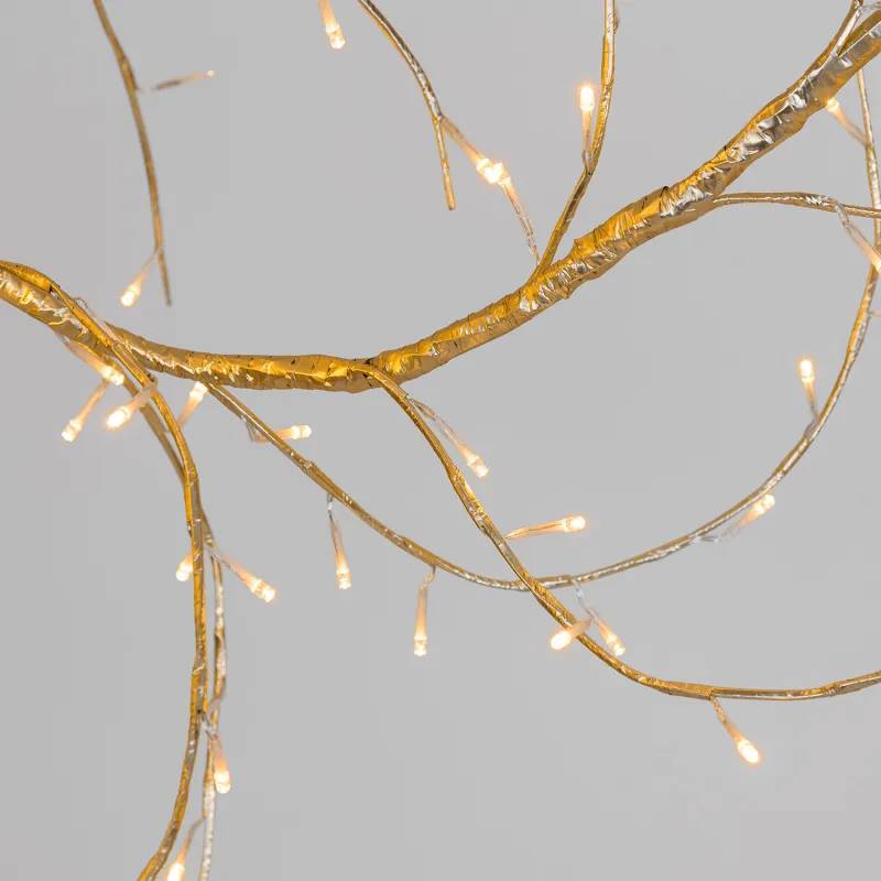 Lotti - Branche lumineuse 5M 480 LED blanc chaud fixe champagne prolongeable IP44 RAC-PF Lotti - Image 9