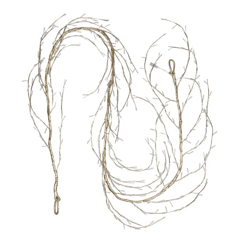 Lotti - Branche lumineuse 5M 480 LED blanc chaud fixe champagne prolongeable IP44 RAC-PF Lotti - Image 6