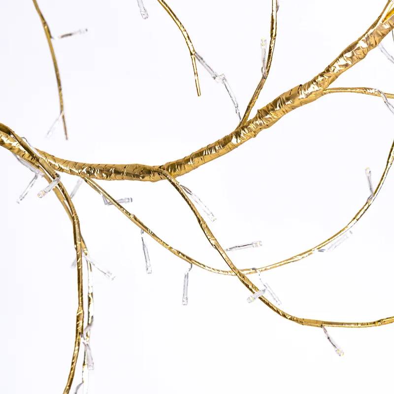 Lotti - Branche lumineuse 5M 480 LED blanc chaud fixe champagne prolongeable IP44 RAC-PF Lotti - Image 7