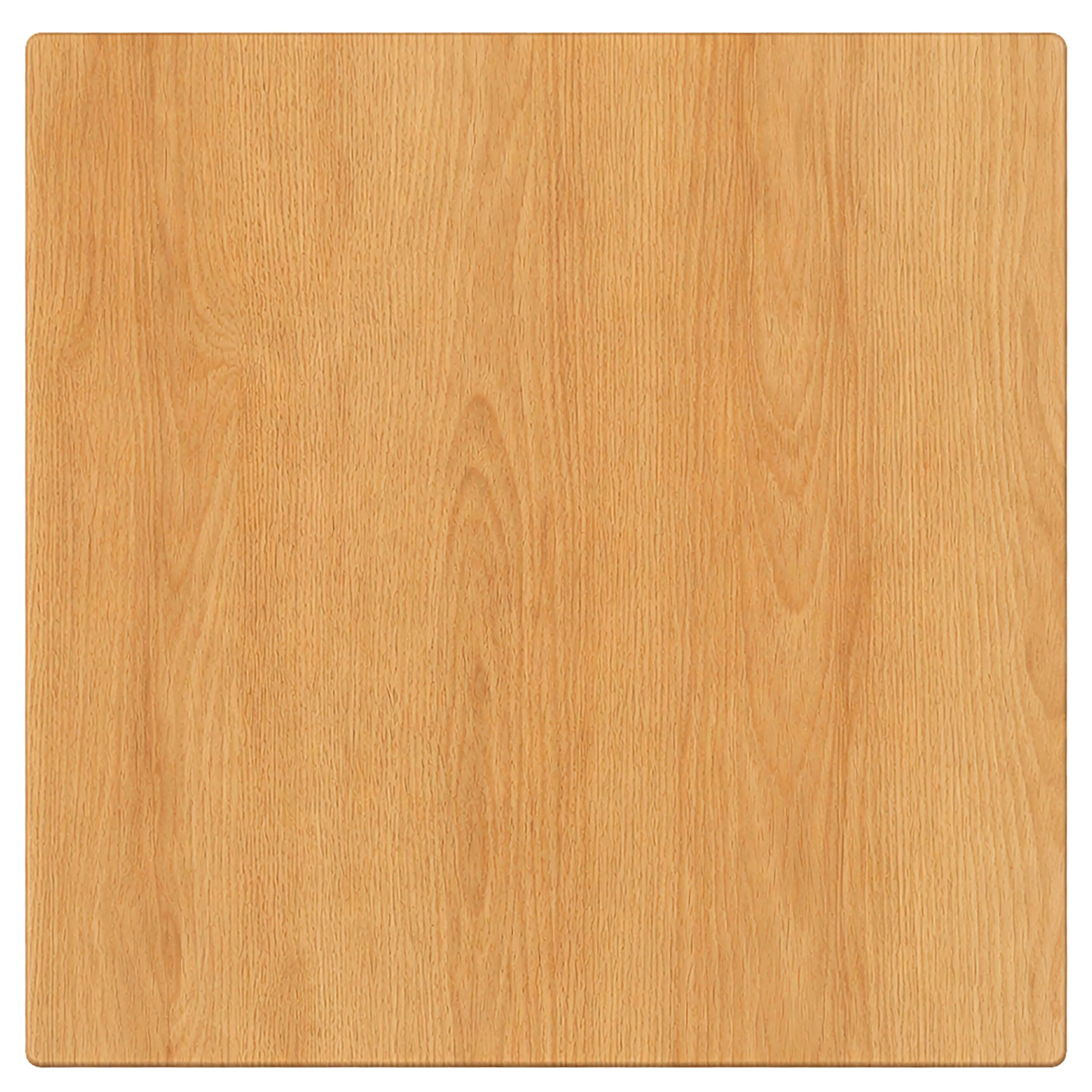Oviala - Plateau de table carré stratifié 60 x 60 cm bois clair Haussmann - Oviala - Imagen 4