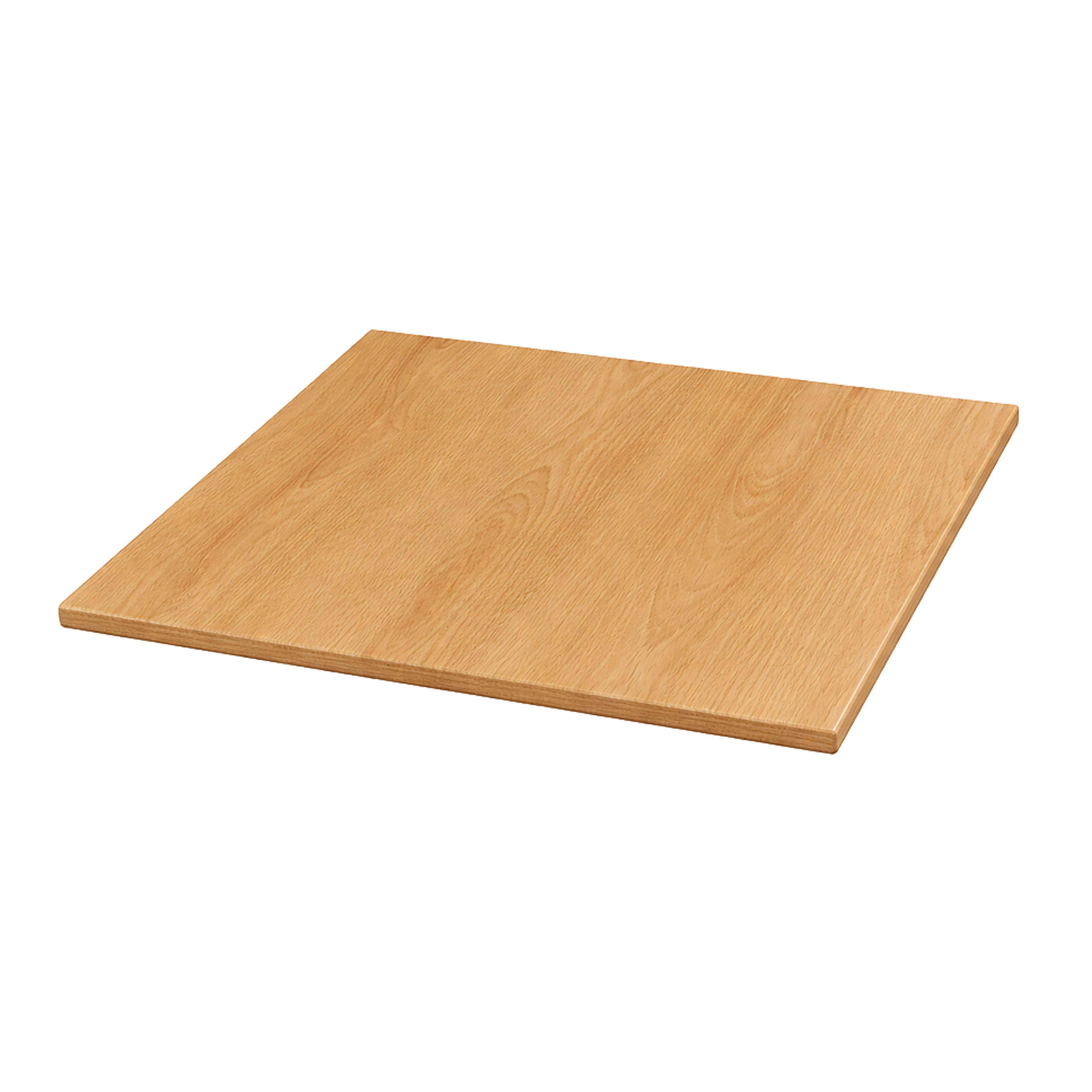 Oviala - Plateau de table carré stratifié 60 x 60 cm bois clair Haussmann - Oviala - Imagen 2