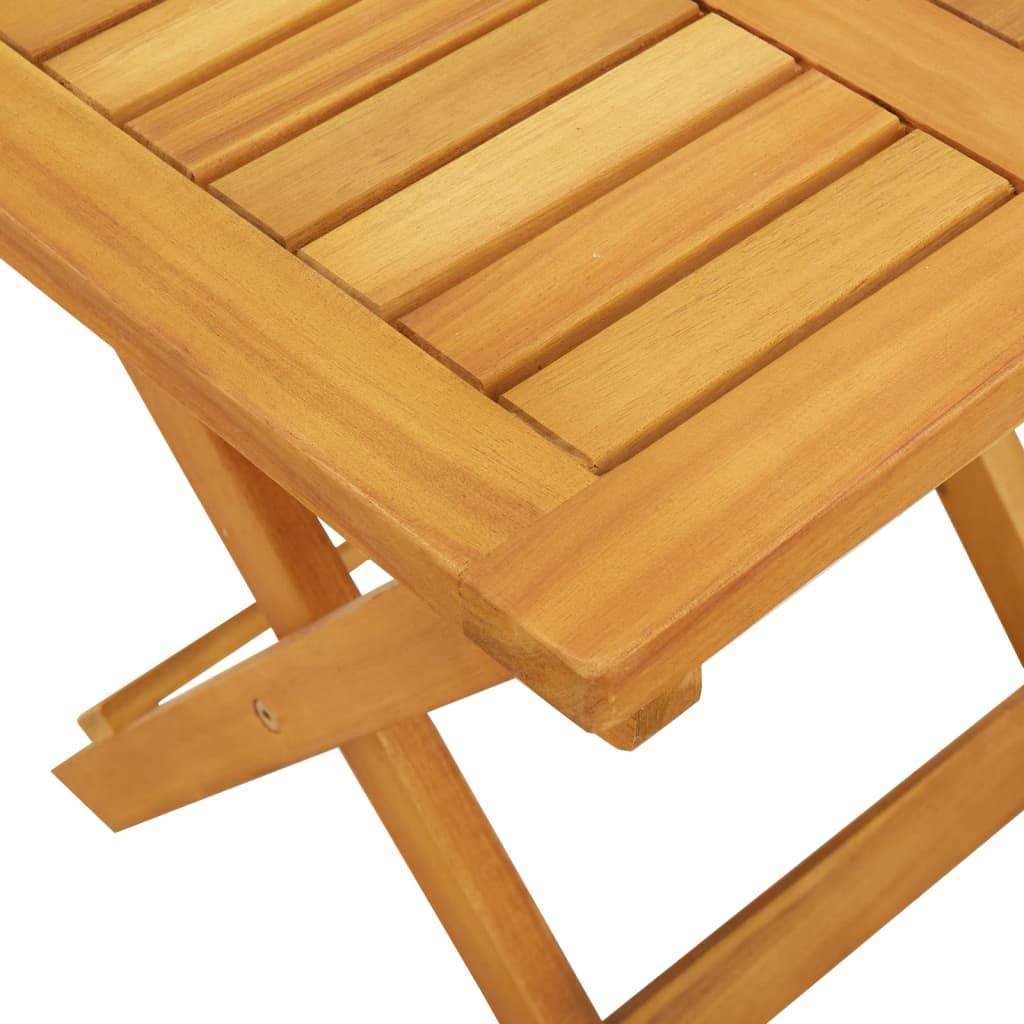 2 Lits Bain Acacia Massif Tablettes et Table Basse Piscine Crème – ComfortXL Outdoor Living - Image 8