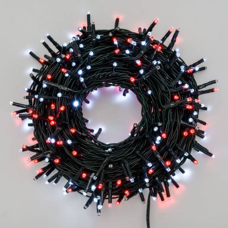 Lotti - Guirlande lumineuse Multi Flash 18M 300 miniLED rouge blanc froid extérieur Lotti - Imagen 1