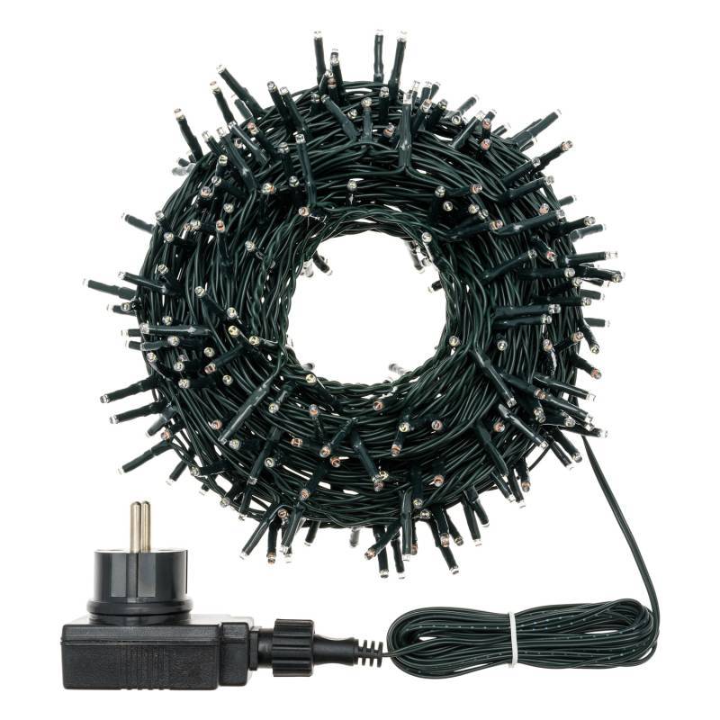 Lotti - Guirlande lumineuse Multi Flash 18M 300 miniLED rouge blanc froid extérieur Lotti - Imagen 3