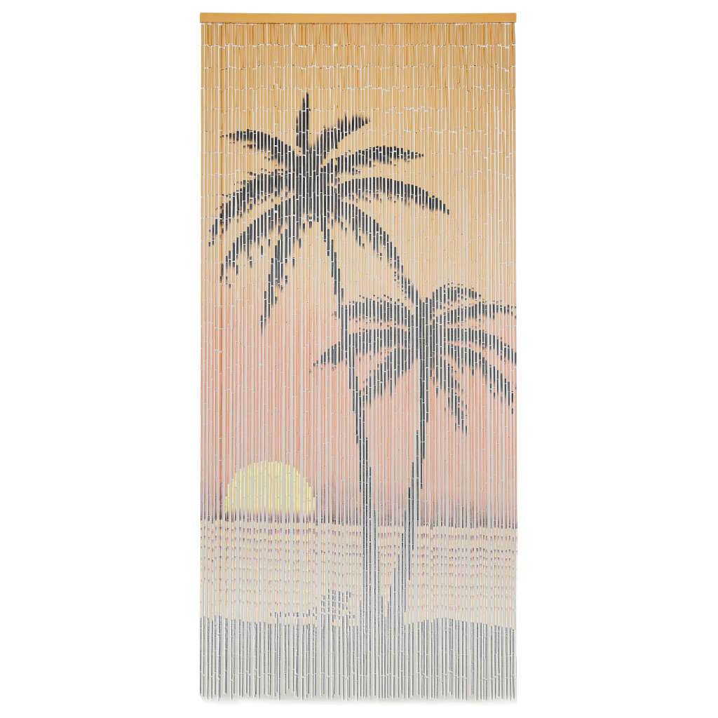 Maison Chic - Rideau de porte - Panneau de rideau contre insectes Bambou 90 x 200 cm - Image 2