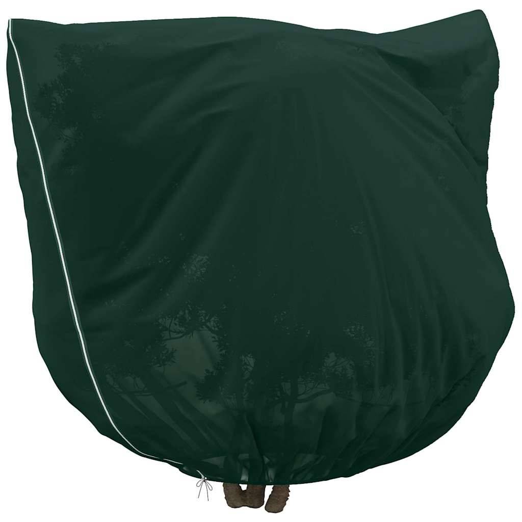 Lot 3 Grandes Housses Hivernage avec Zip et Cordon Tissu Non-Tissé Protection Arbustes Vert 2x2,36m – ComfortXL Outdoor Living - Image 3