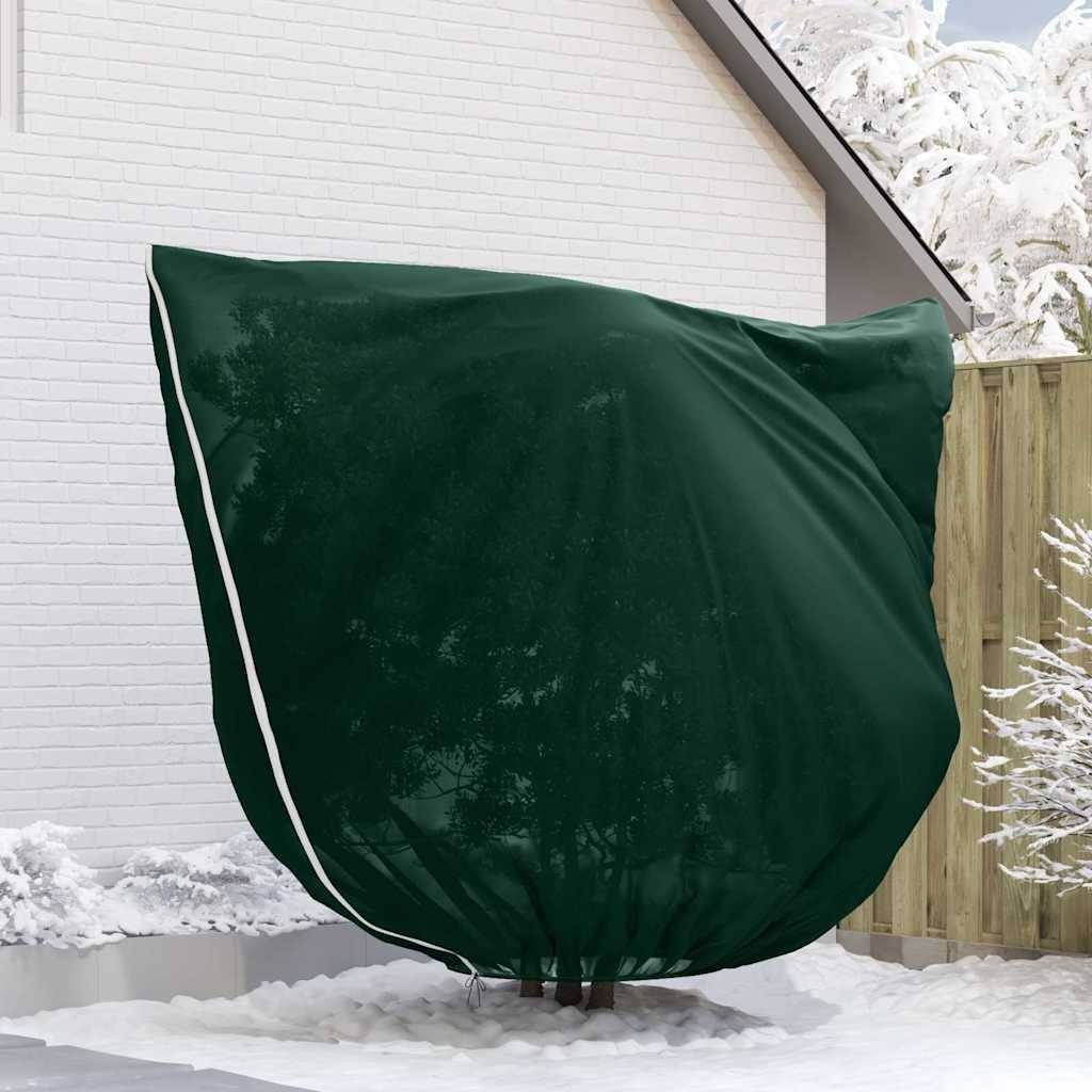 Lot 3 Grandes Housses Hivernage avec Zip et Cordon Tissu Non-Tissé Protection Arbustes Vert 2x2,36m – ComfortXL Outdoor Living - Image 5