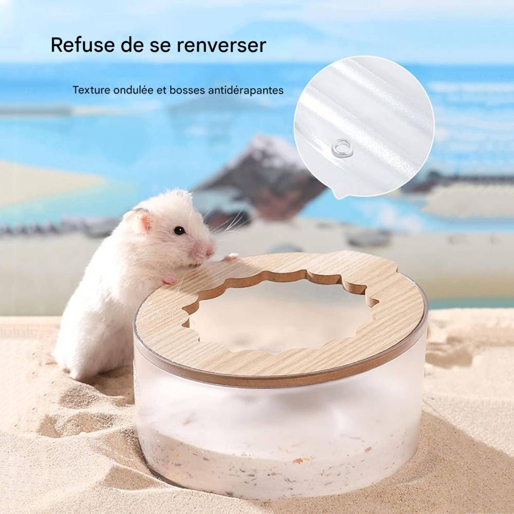 DtopbuyAge - Bac de bain de sable pour hamster DtopbuyAge - Image 4