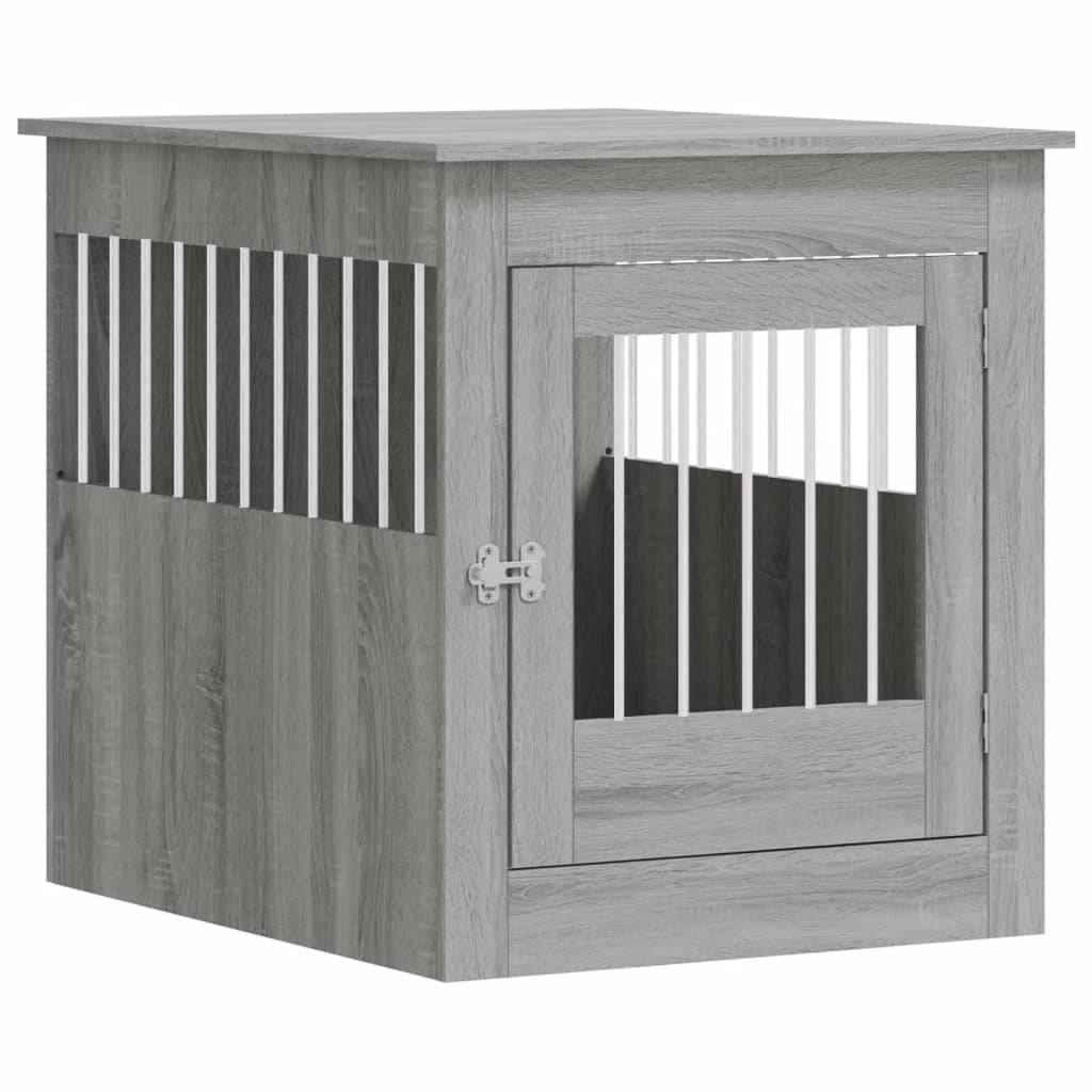 Niche plastique bois et acier gris 64,5x80x71 cm - Prolenta premium p358.4 - Image 1