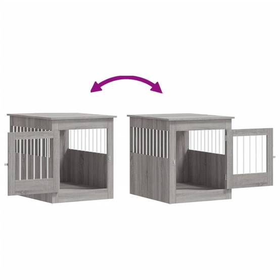 Niche plastique bois et acier gris 64,5x80x71 cm - Prolenta premium p358.4 - Image 10