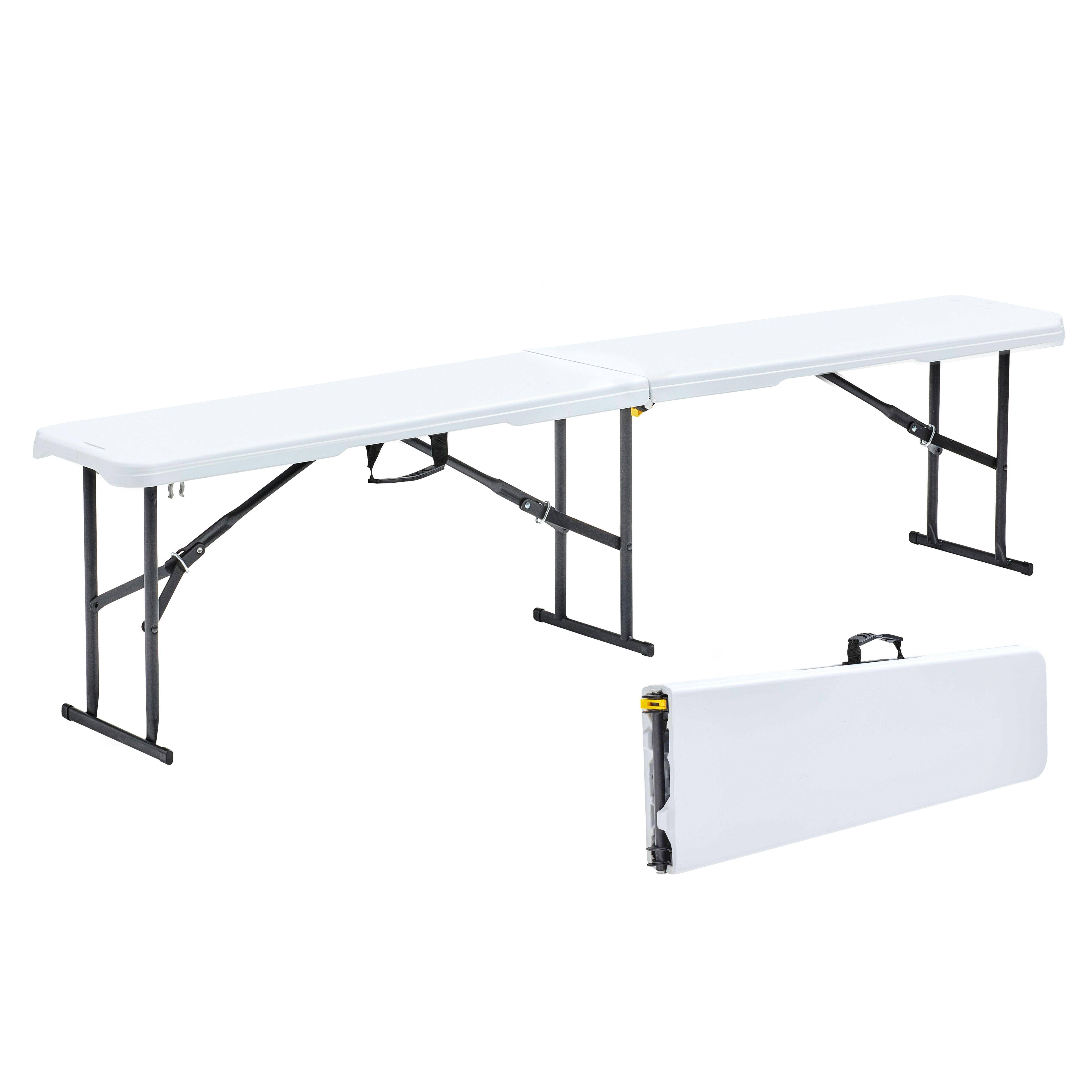 Oviala - Table pliante 180 cm et 2 bancs pliables REKKEM - Oviala - Imagen 5