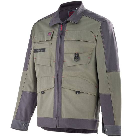 Blouson de travail SHEAR Kaki/Charcoal | 3ATTUP - LAFONT - Image 1