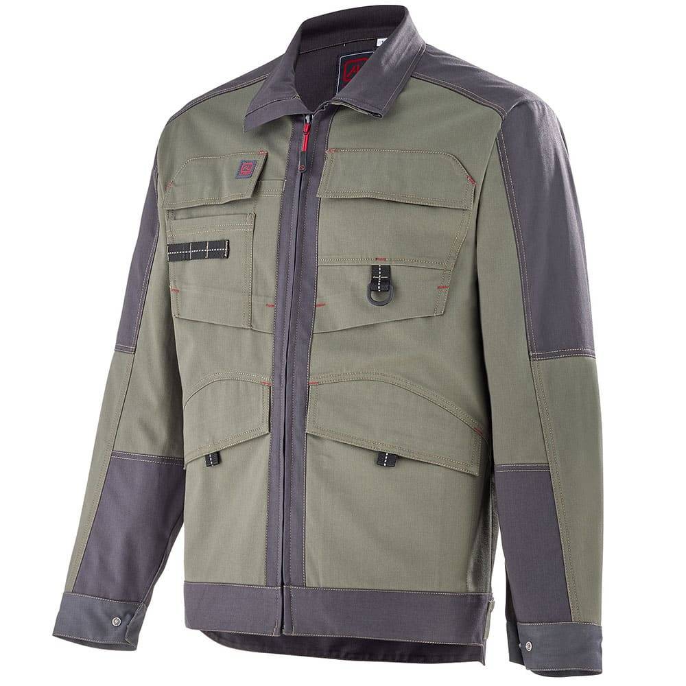 Blouson de travail SHEAR Kaki/Charcoal | 3ATTUP - LAFONT - Image 1