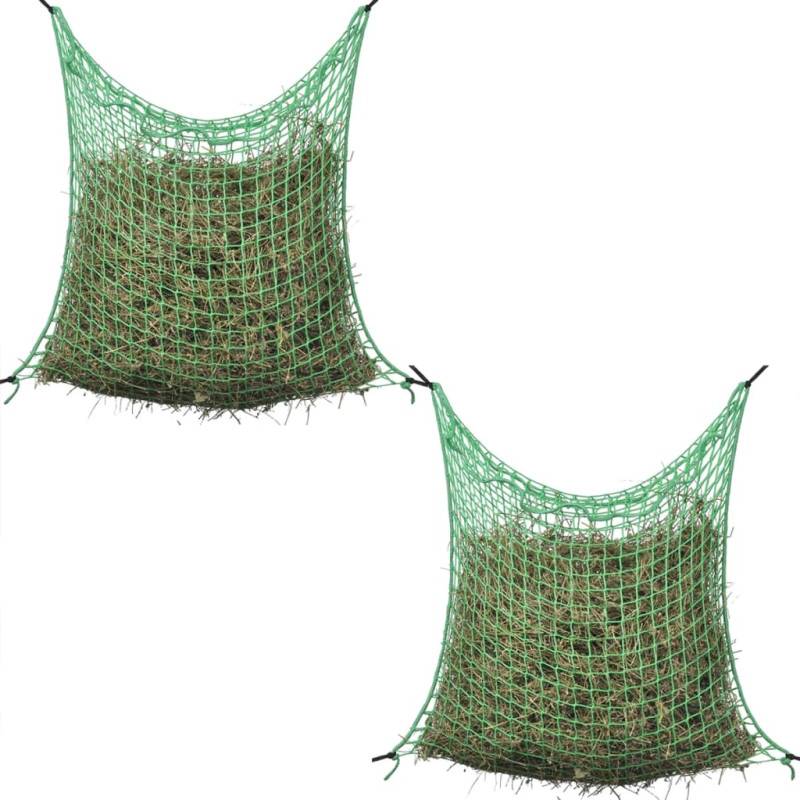 Vidaxl - Filet à Foin 2 Pcs Carré 0,9 X 1,5 M Pp - Image 1