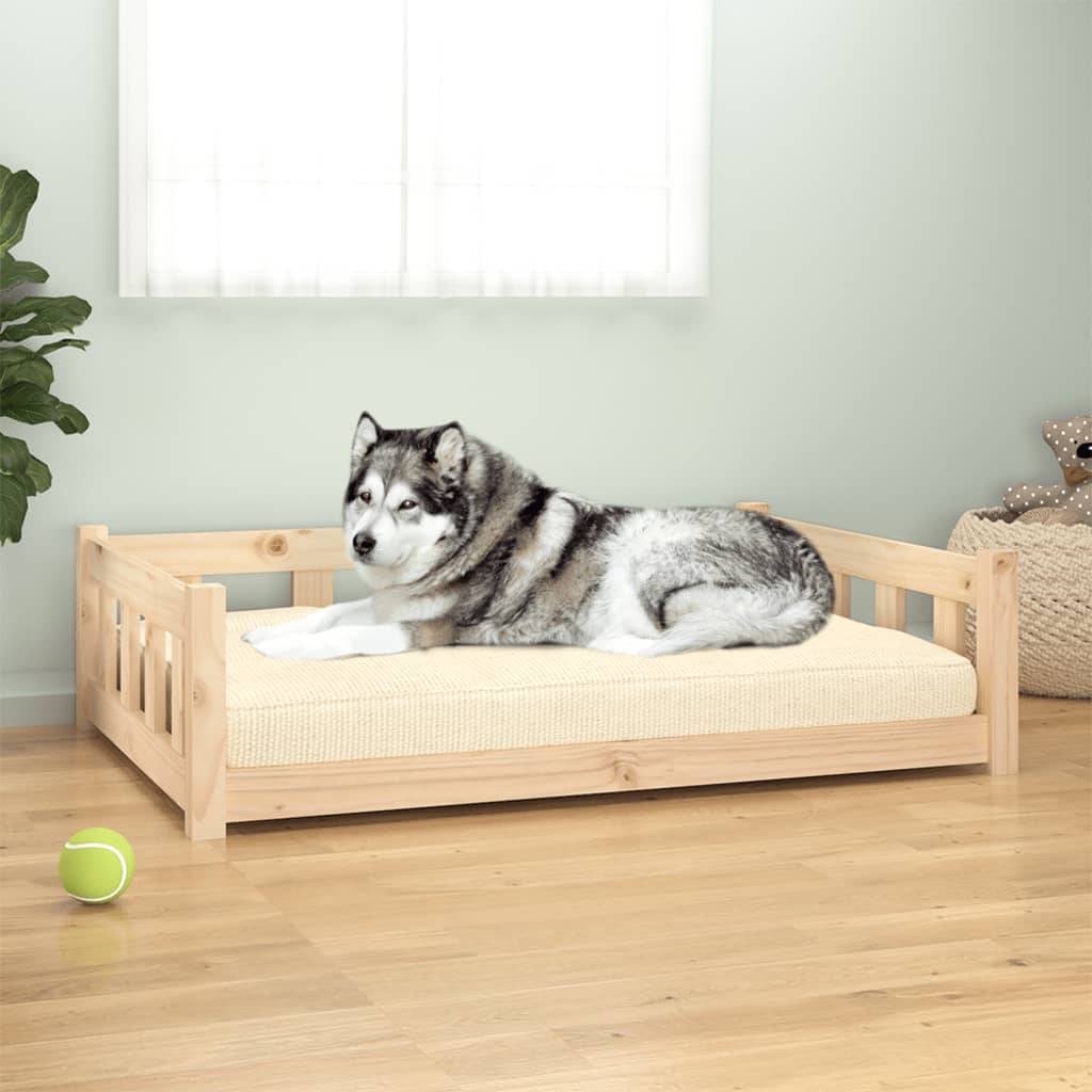 Vidaxl - Lit pour chien 105,5x75,5x28 cm bois de pin solide vidaXL 820202 - Imagen 1