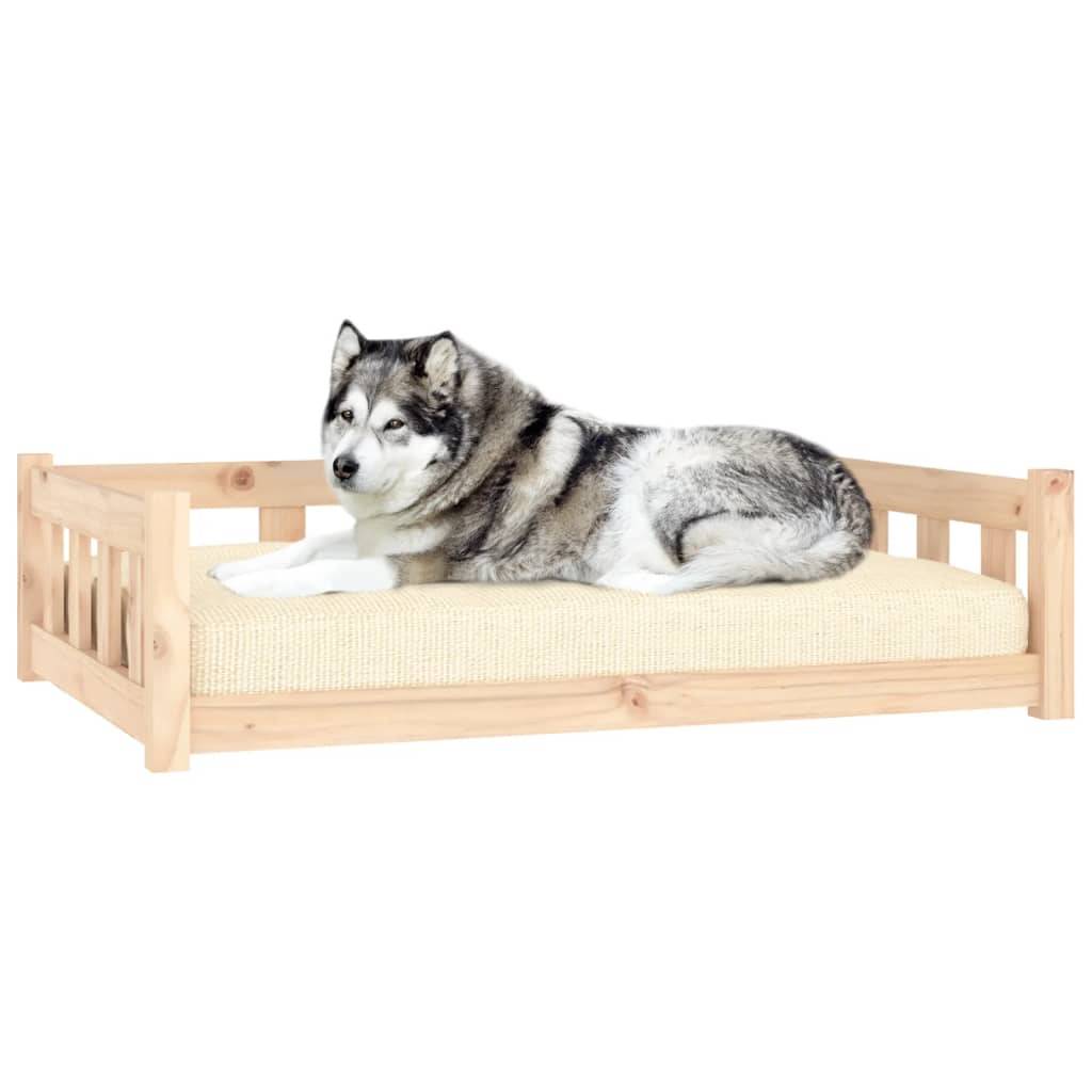 Vidaxl - Lit pour chien 105,5x75,5x28 cm bois de pin solide vidaXL 820202 - Imagen 4