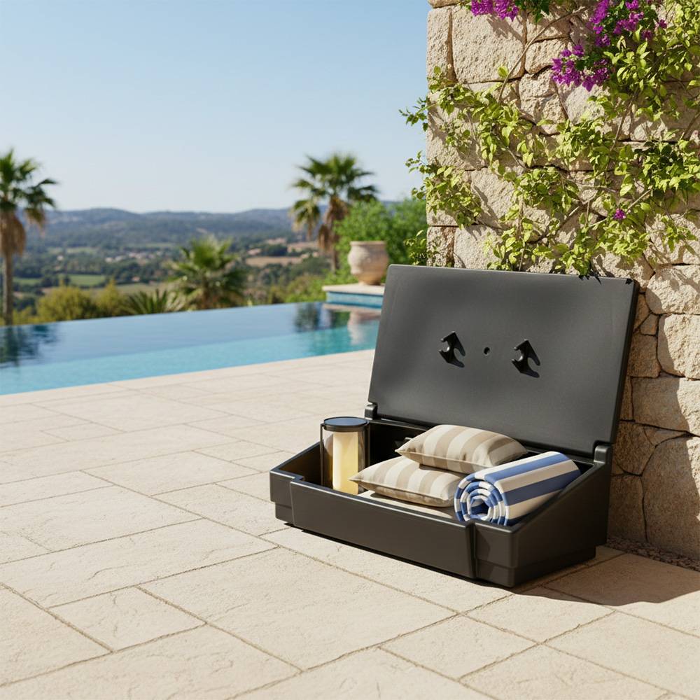 Coffre de jardin 50l-plast'up rotomoulage - Imagen 2