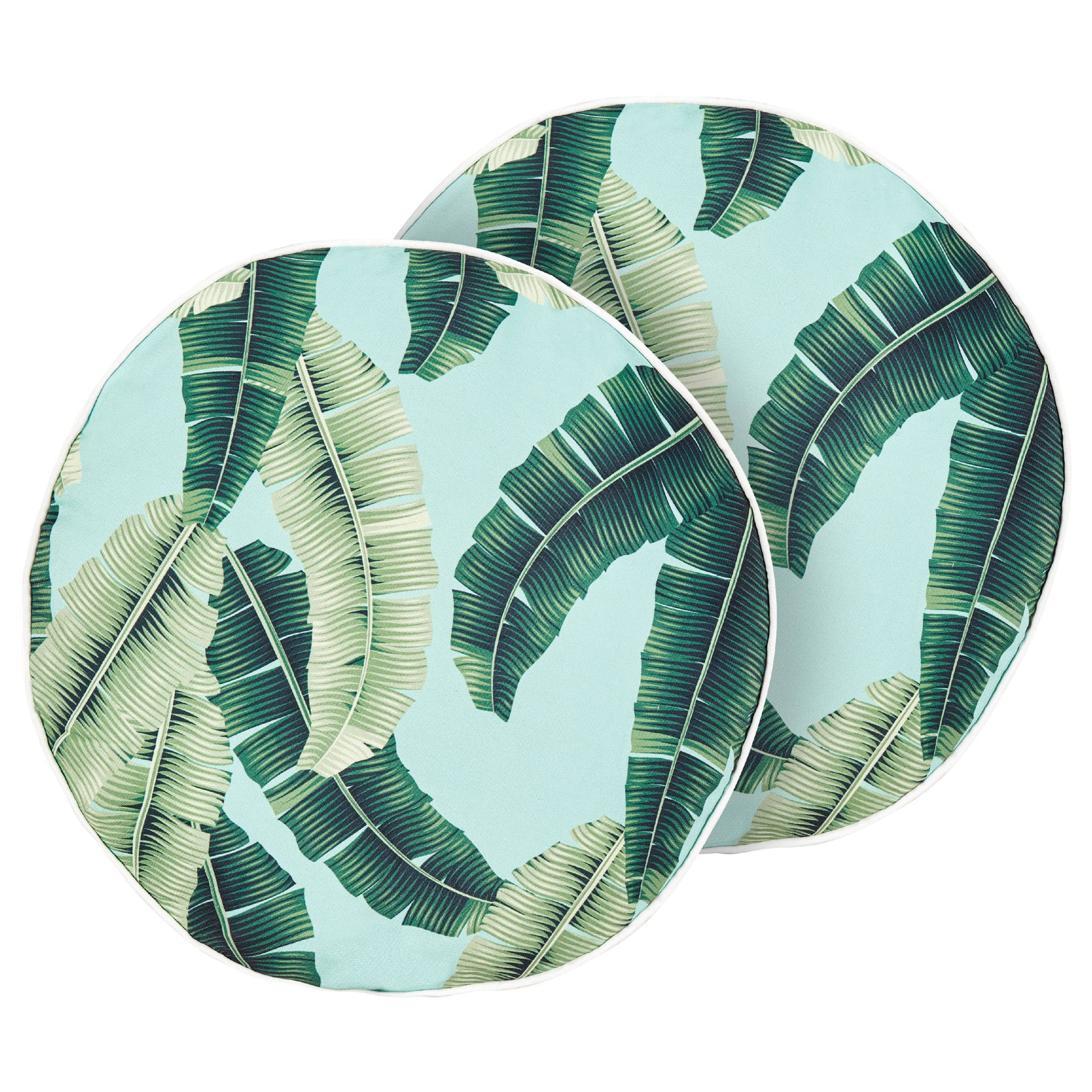 Beliani - Coussin d'extérieur Polyester Vert BOISSANO - Beliani - Imagen 2