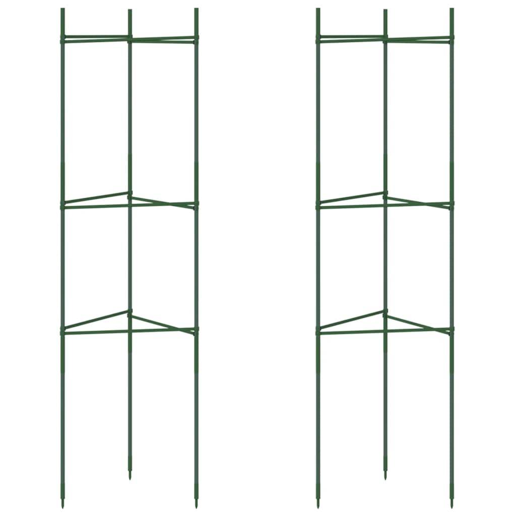 Vidaxl - Cage à tomates 2 pcs 116 cm acier et PP vidaXL 4009283 - Image 2
